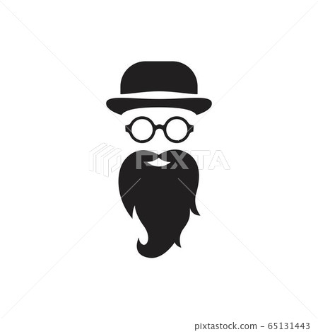 Moustache icon illustration design 65131443