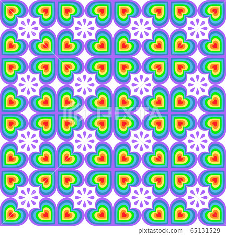 Bright abstract seamless pattern with geometric... - Stock Illustration ...