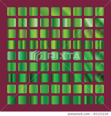 Green gradient square collection. Green... - Stock Illustration ...