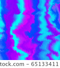 Holographic in neon color. Bright neon illustration of liquid swirl marble pattern. Modern foil background in vivid color, swirl pattern abstract background. Rainbow Colorful digital art surface. 65133411