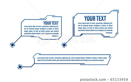 HUD futuristic style callout titles. Futuristic callout bar labels. Vector stock illustration HUD futuristic style callout titles. Futuristic callout bar labels. Vector stock illustration 65133459