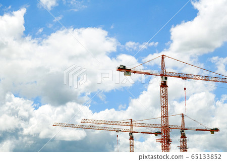 Crane, tower crane, construction site 65133852