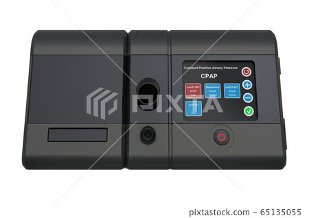 Continuous Positive Airway Pressure, CPAP. 3D 65135055