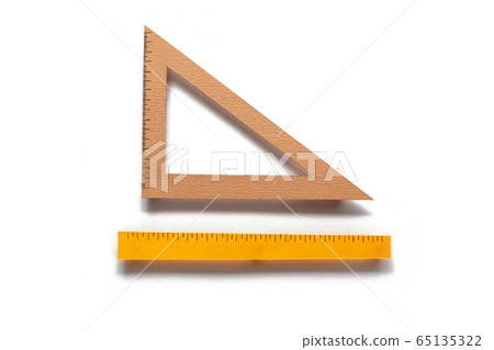Paper art ruler. Paper art ruler. 65135322
