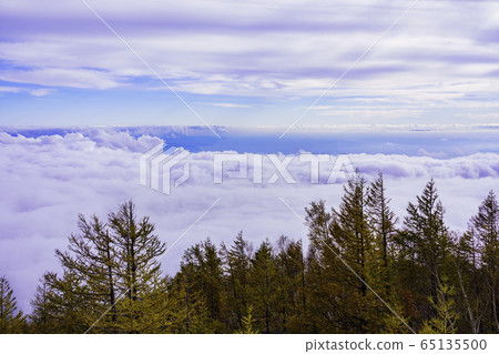(Shizuoka Prefecture) Mt. Fuji, 5th station of the sea of clouds (Shizuoka Prefecture) Mt. Fuji, 5th station of the sea of clouds 65135500