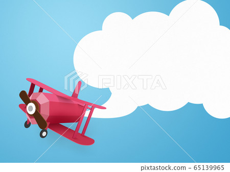 紙模型-天空-雲飛機 紙模型-天空-雲飛機 65139965