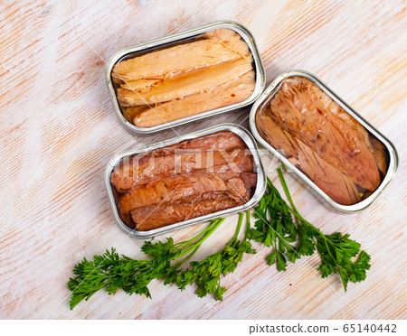 Canned seafood, melva fish fillets preserved in oi Canned seafood, melva fish fillets preserved in oi 65140442