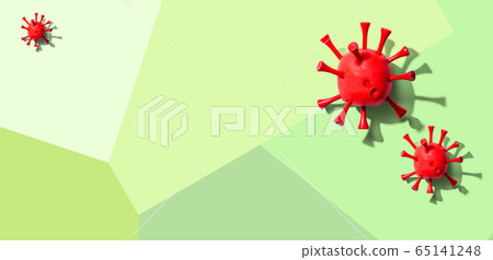 Viral epidemic influenza and Coronavirus concept Viral epidemic influenza and Coronavirus concept 65141248
