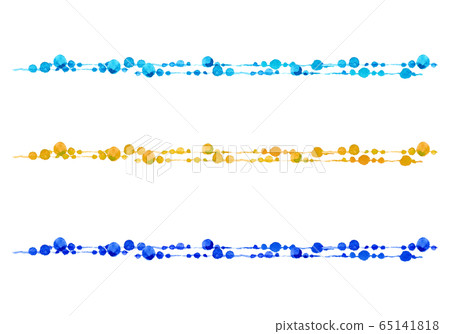 Watercolor line set - Stock Illustration [65141818] - PIXTA