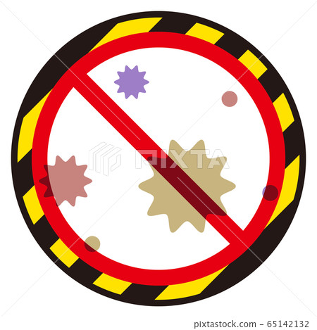 Virus and ban mark Virus and ban mark 65142132