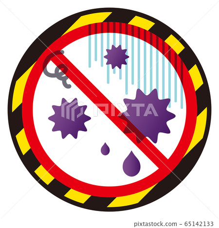 Virus and ban mark 65142133