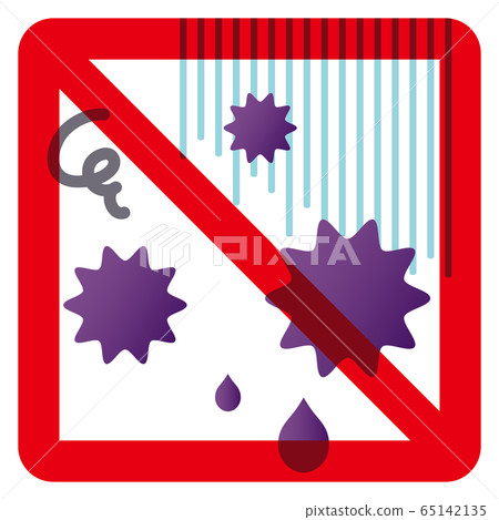 Virus and ban mark 65142135