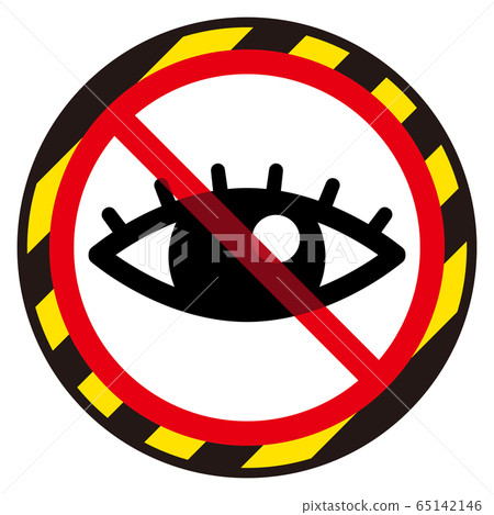 Eye and ban mark 65142146