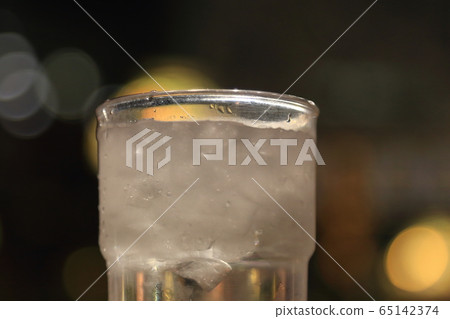 A glass of sake 65142374