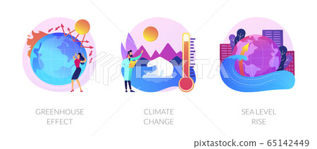 Climate change consequences vector concept metaphor. 65142449