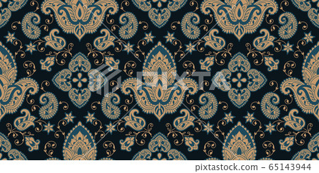 Rectangular seamless Boho Print vector design for Rectangular seamless Boho Print vector design for 65143944