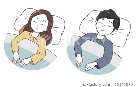 Sleep in bed 65145070