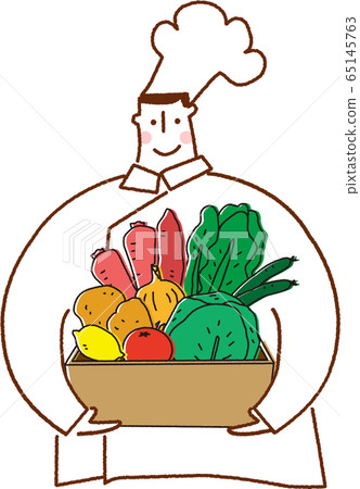廚師挑選的美味蔬菜 65145763