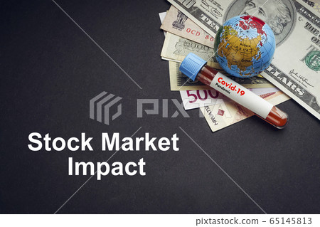 CORONAVIRUS STOCK MARKET IMPACT text  65145813