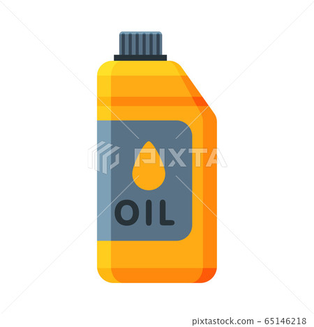 Yellow Oil Fuel Plastic Canister for Gasoline Vector Illustration Yellow Oil Fuel Plastic Canister for Gasoline Vector Illustration 65146218