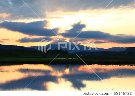 Mount Tsukuba in the countryside Mount Tsukuba in the countryside 65146728