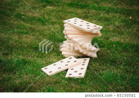 Outdoor games - dominoes Outdoor games - dominoes 65150581