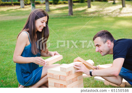 Giant Outdoor Block Game Giant Outdoor Block Game 65150586