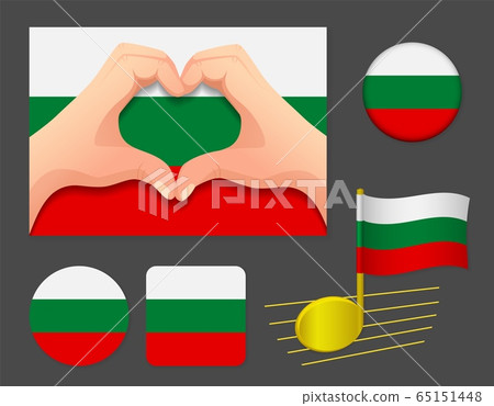 bulgaria flag icon bulgaria flag icon 65151448