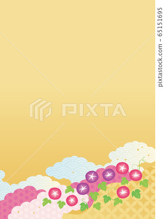 Japanese style background material-summer 2-2 65151695