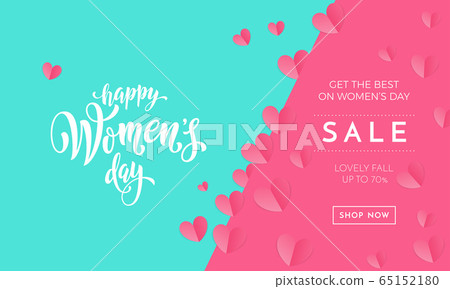 Women's day sale poster or banner for Mother's day Women's day sale poster or banner for Mother's day 65152180