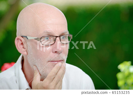 portrait of a middle-aged man portrait of a middle-aged man 65153235