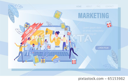 Literate Digital Marketing Service Landing Page 65153982