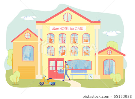 Large Building Home Hotel for Cats Free Stay. Large Building Home Hotel for Cats Free Stay. 65153988