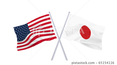 US-Japan flag US-Japan flag 65154116