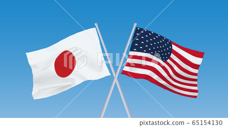 Japan US flag 65154130