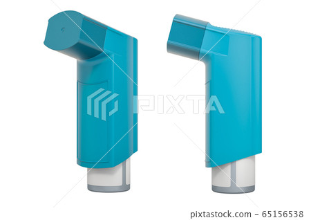 Metered-dose Inhaler, MDI. 3D Rendering - Stock Illustration [65156538 ...