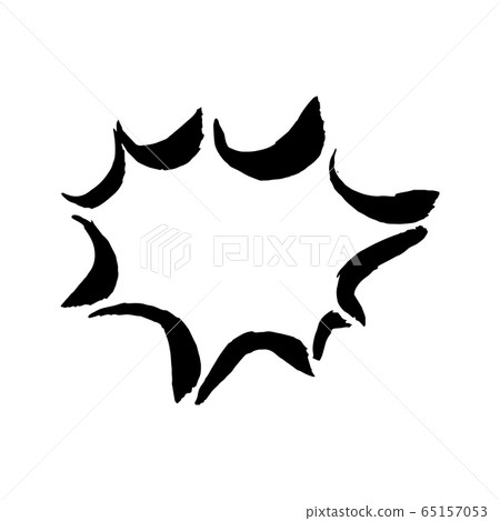Dialog talk chat bubble illustration on white background 65157053