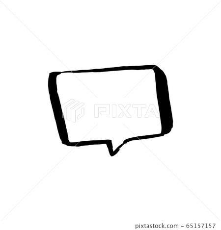 Dialog talk chat bubble illustration on white background Dialog talk chat bubble illustration on white background 65157157