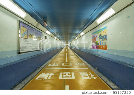 Kanmon Tunnel Human Road (Fukuoka → Yamaguchi) 65157230