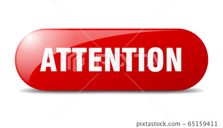 attention button. attention sign. key. push 65159411