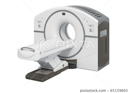 Positron Emission Tomography. 3D rendering Positron Emission Tomography. 3D rendering 65159665