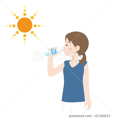 女人喝水 65160033