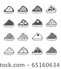 steak icons set vector 65160634