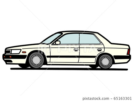 懷舊的國產轎車白色車圖 懷舊的國產轎車白色車圖 65163301