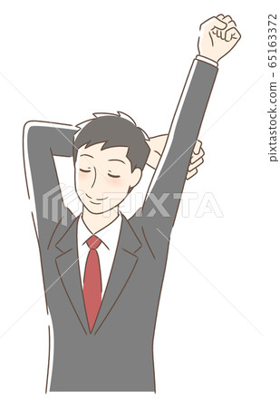 Men stretching 65163372