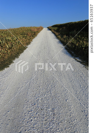 Hokkaido Wakkanai Soya Hills White Road 65163937