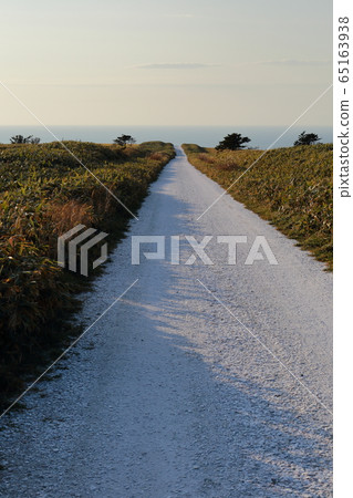 Hokkaido Wakkanai Soya Hills White Road 65163938