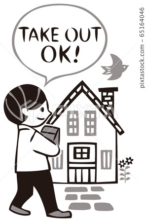 Takeout OK illustration 65164046