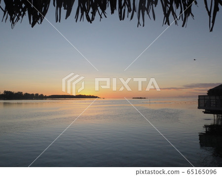 Dusk of Moorea Island 65165096