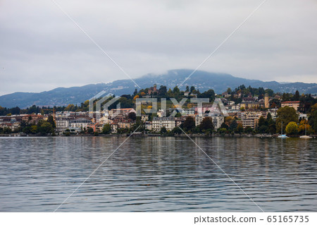 Montreux ,Switzerland-October 23,2019:The nature Montreux ,Switzerland-October 23,2019:The nature 65165735